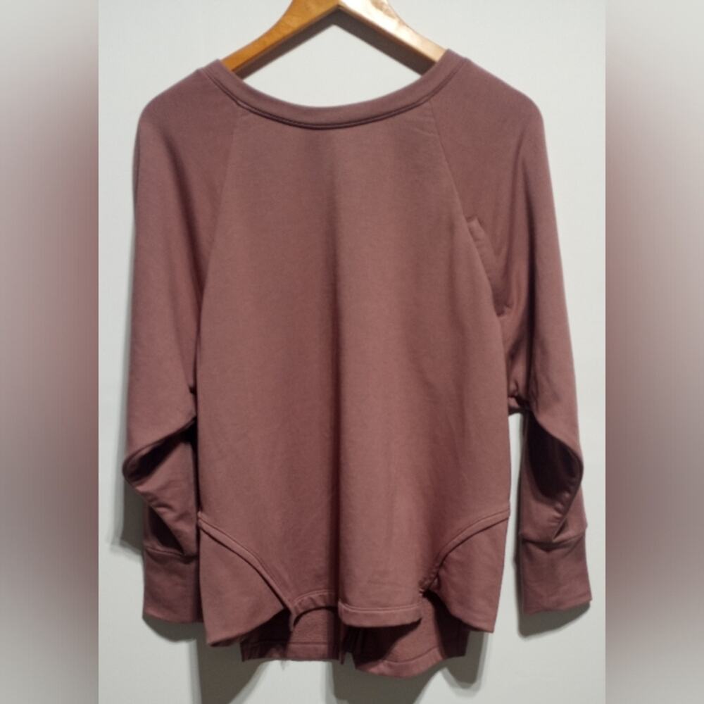 Thrive Societe Reversable Oversized Sweatshirt Pink Size Medium